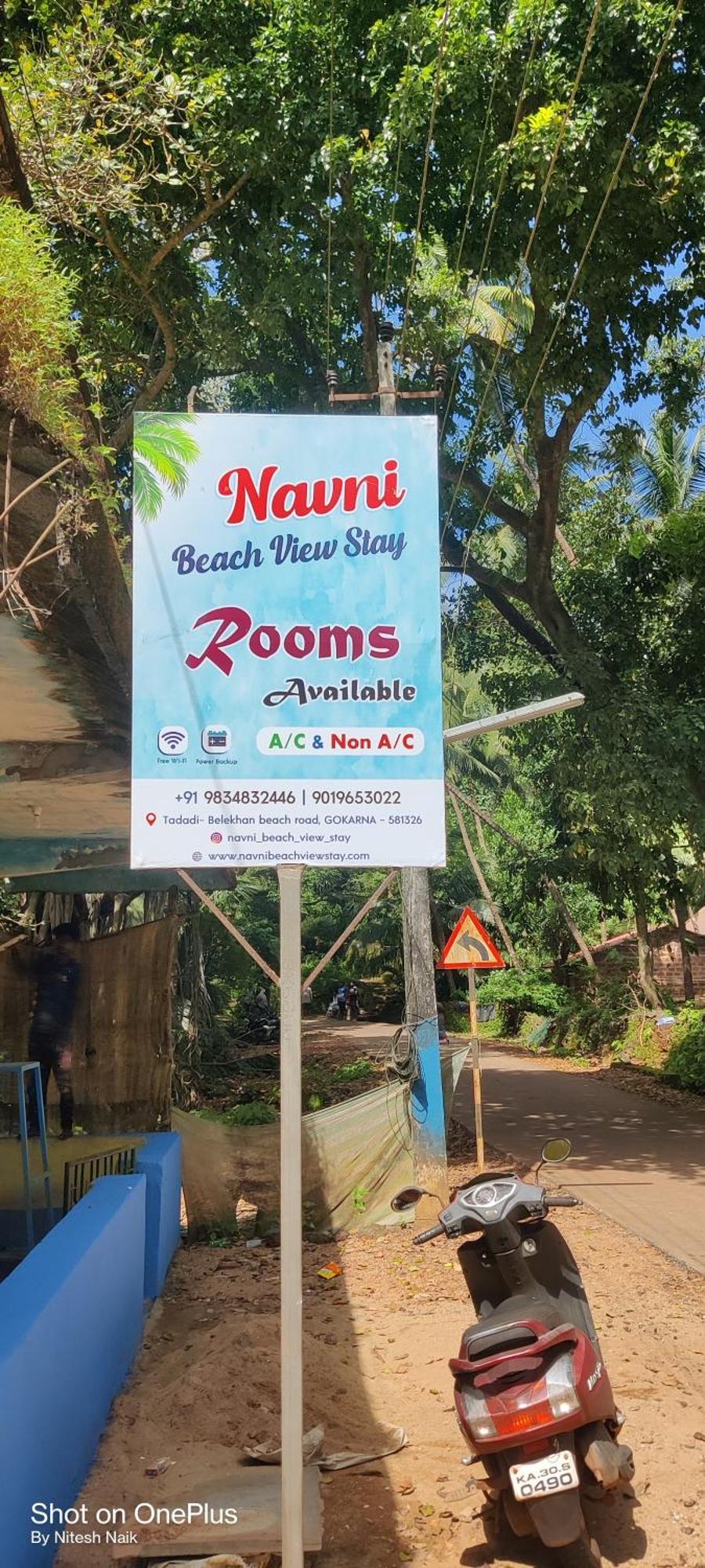 Navni Beach View Stay โกการ์นา ภายนอก รูปภาพ